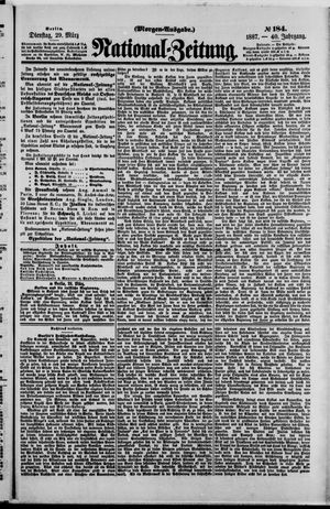 Nationalzeitung vom 29.03.1887