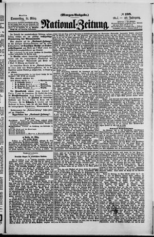 Nationalzeitung vom 31.03.1887