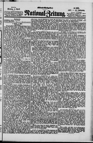 Nationalzeitung on Apr 4, 1887