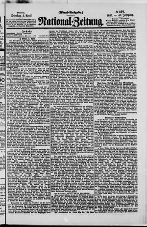 Nationalzeitung vom 05.04.1887