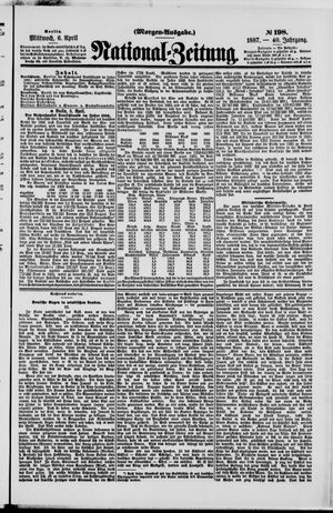 Nationalzeitung vom 06.04.1887