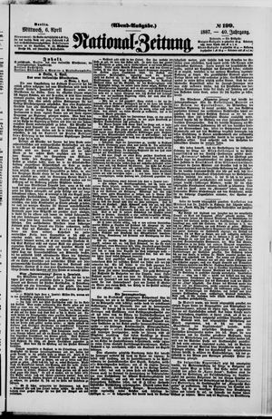 Nationalzeitung vom 06.04.1887