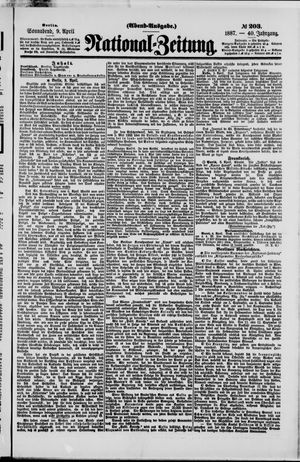 Nationalzeitung vom 09.04.1887
