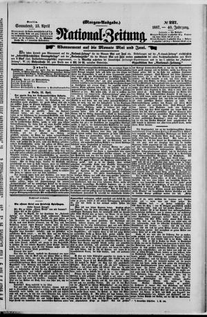 Nationalzeitung vom 23.04.1887