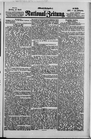 Nationalzeitung vom 29.04.1887