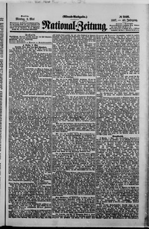 Nationalzeitung on May 2, 1887