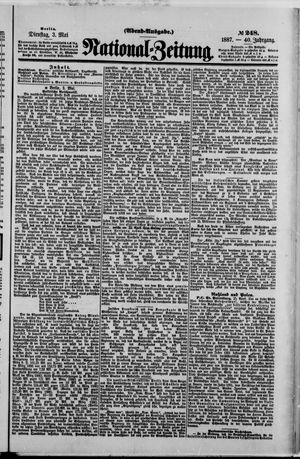 Nationalzeitung vom 03.05.1887