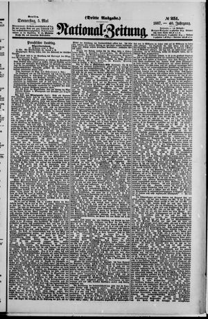 National-Zeitung vom 05.05.1887