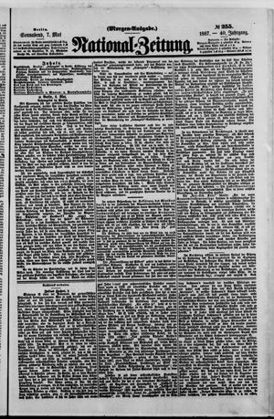 Nationalzeitung vom 07.05.1887