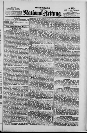 Nationalzeitung vom 12.05.1887