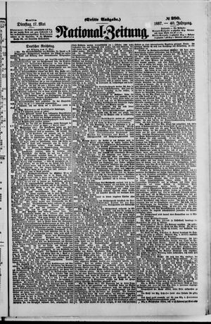 Nationalzeitung on May 17, 1887