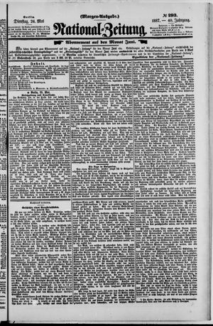 Nationalzeitung vom 24.05.1887