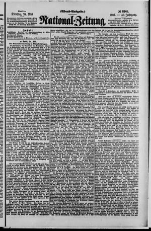 Nationalzeitung vom 24.05.1887