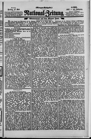 Nationalzeitung on May 27, 1887