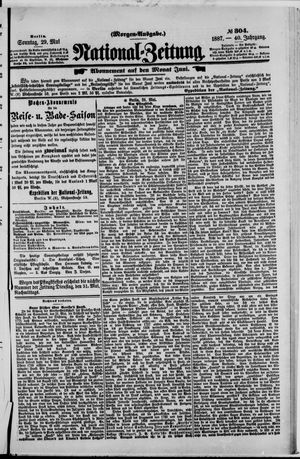 Nationalzeitung vom 29.05.1887