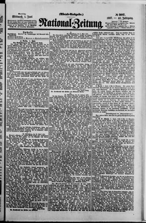 Nationalzeitung on Jun 1, 1887