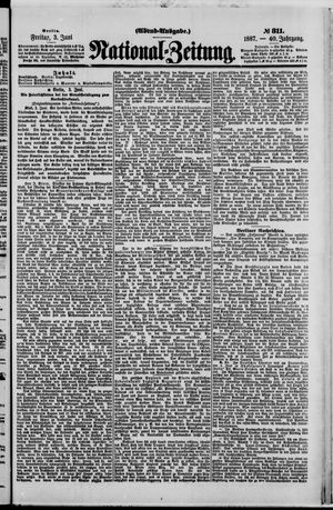 Nationalzeitung vom 03.06.1887