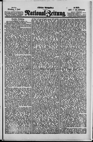 Nationalzeitung vom 07.06.1887