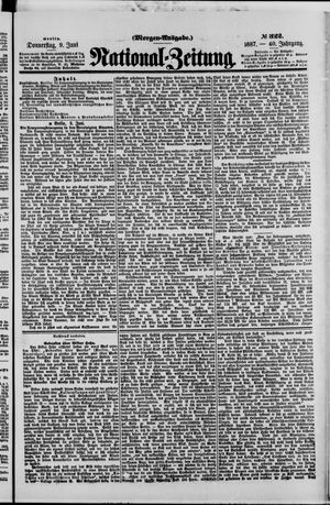 Nationalzeitung vom 09.06.1887