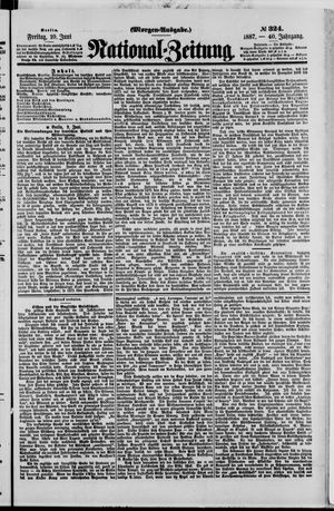 Nationalzeitung on Jun 10, 1887