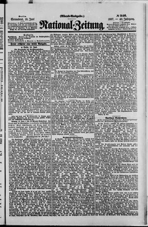 Nationalzeitung on Jun 18, 1887