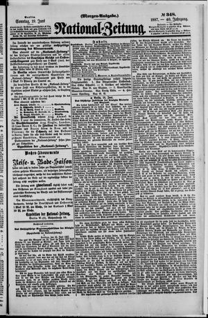 Nationalzeitung vom 19.06.1887
