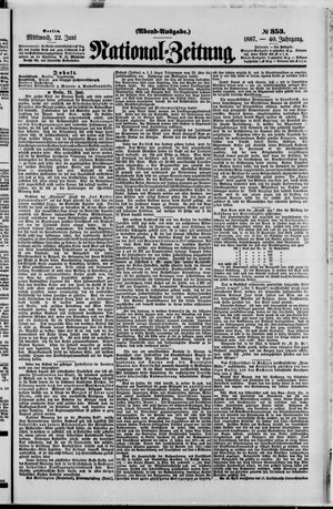 Nationalzeitung on Jun 22, 1887