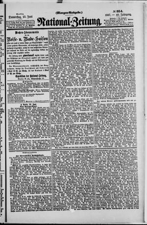 Nationalzeitung vom 23.06.1887