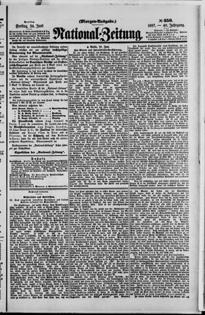 Nationalzeitung on Jun 24, 1887