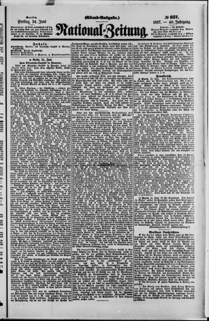 Nationalzeitung vom 24.06.1887