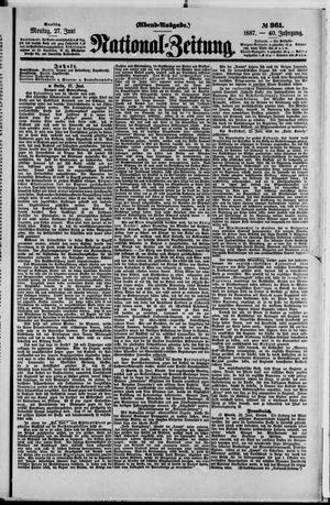 Nationalzeitung on Jun 27, 1887