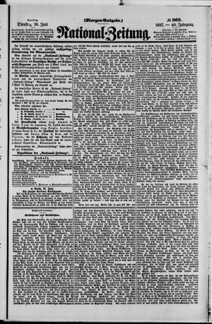 Nationalzeitung vom 28.06.1887