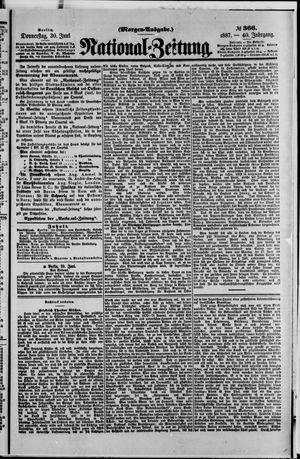Nationalzeitung vom 30.06.1887