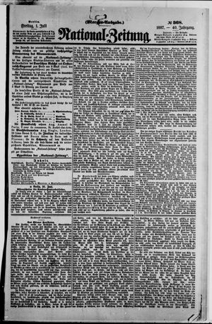 National-Zeitung on Jul 1, 1887