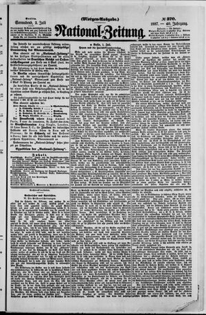 National-Zeitung on Jul 2, 1887