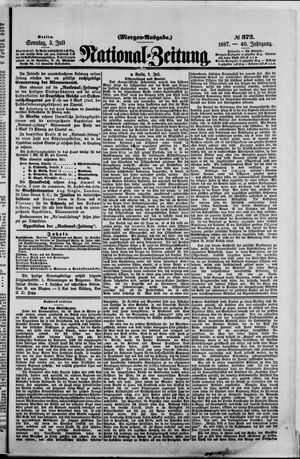 Nationalzeitung vom 03.07.1887