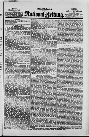 Nationalzeitung on Jul 5, 1887