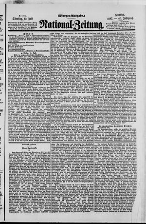 Nationalzeitung on Jul 12, 1887