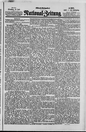 Nationalzeitung on Jul 12, 1887