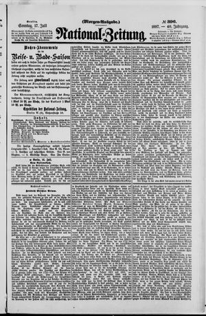 Nationalzeitung on Jul 17, 1887