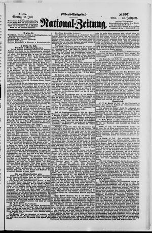 Nationalzeitung on Jul 18, 1887