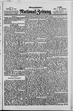 Nationalzeitung vom 19.07.1887