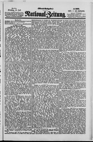 Nationalzeitung on Jul 19, 1887