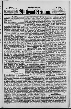 Nationalzeitung vom 23.07.1887