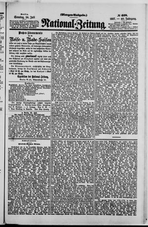 Nationalzeitung on Jul 24, 1887