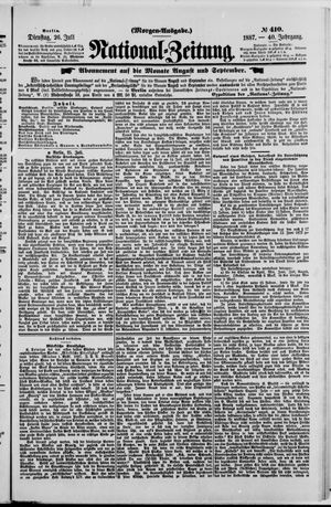 Nationalzeitung on Jul 26, 1887