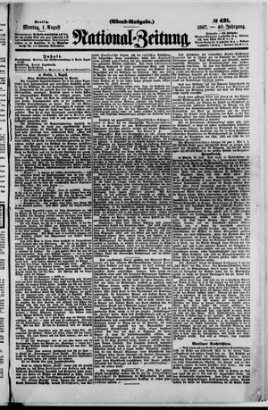 Nationalzeitung vom 01.08.1887