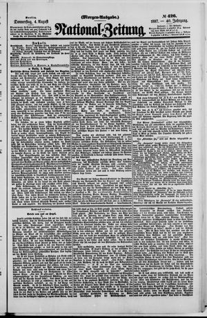 Nationalzeitung vom 04.08.1887