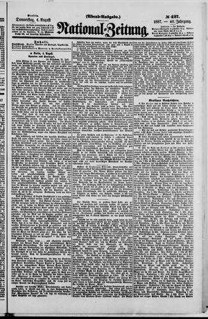 Nationalzeitung vom 04.08.1887
