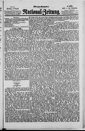 Nationalzeitung on Aug 5, 1887